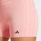 adidas Optime 4-Inch Raw-Cut-Hem Hose lang semi pink spark (Damen) Vorschaubild