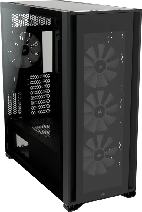 Corsair iCue 7000X RGB, schwarz, Glasfenster