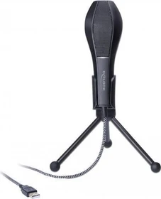 DeLOCK USB Kondensator Mikrofon mit Tischständer