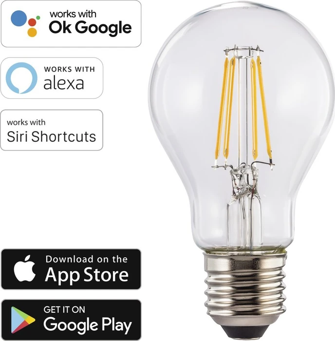 Hama WiFi Filament LED Birne 7W/827 E27
