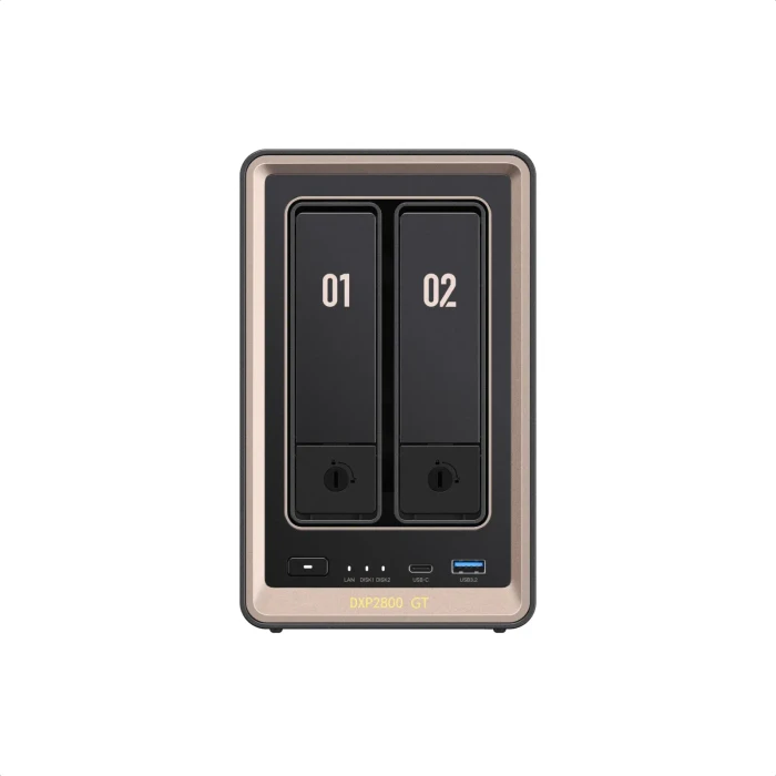 Ugreen NASync DXP2800 GT, 8GB RAM, 1x RJ-45 10GBase-T, 1x USB-C 3.1