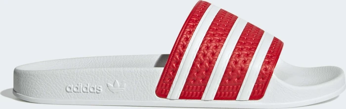 adidas Adilette better scarlet/cloud white