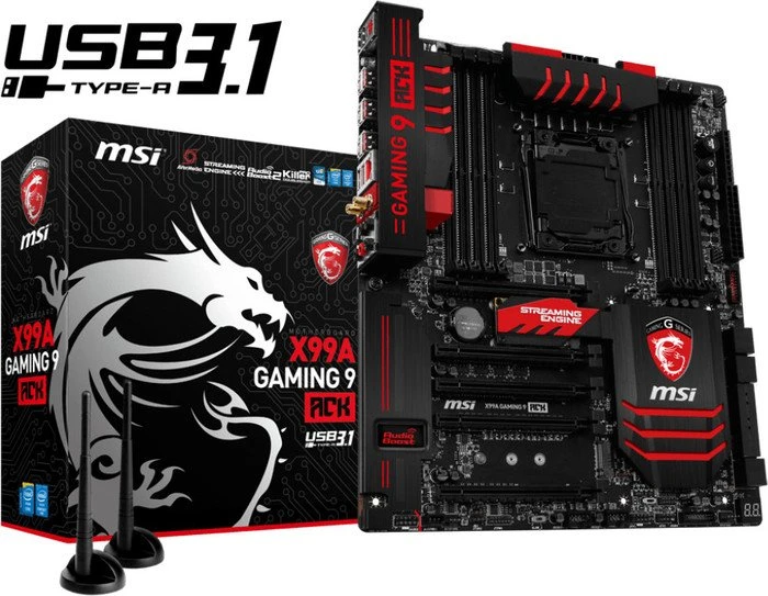 MSI X99A Gaming 9 ACK (Intel 2011-3)