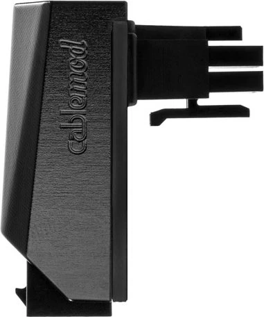 CableMod 12VHPWR Winkeladapter 90 Grad, Variante B, Sense-Pins an der Oberseite, schwarz