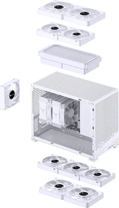 Jonsbo D32 PRO White, Glasfenster
