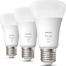 Philips Hue White 800 LED-Bulb E27 9W/827, 3 Stück