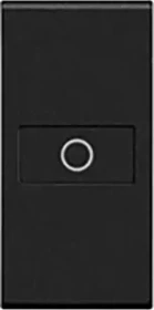 Bticino LivingLight Axial-Wippe Licht 1-modulig, anthrazit