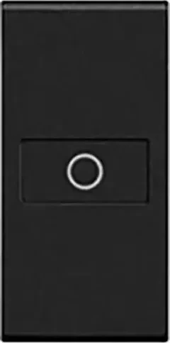 Bticino LivingLight Axial-Wippe Licht 1-modulig, anthrazit