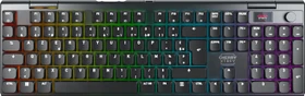 Cherry MX 10.1 Wireless, schwarz, MX LOW PROFILE 2.0 RED, USB/Bluetooth, FR (G8A-25100HJAFR-2)