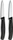 Victorinox Swiss Classic Gemüsemesser 8cm schwarz, 2 Stück (6.7693.2)