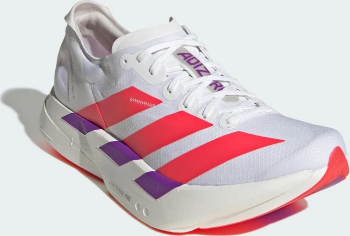 adidas Adizero Adios Pro 4 cloud white/lucid red/shock purple (Herren)