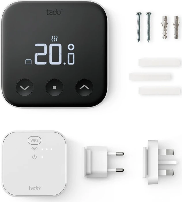 tado Starter Kit Smart Thermostat X, 1x Thermostat, inkl. Bridge, Set