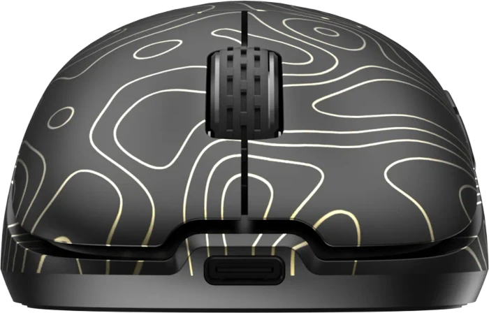 White Shark Aero Gold Wireless Gaming Mouse, schwarz/gold, USB