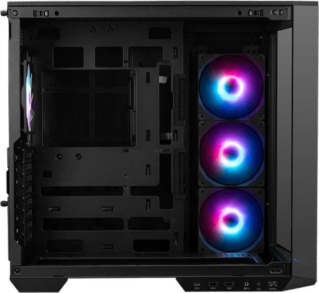 MSI MAG PANO 100R PZ Black, schwarz, Glasfenster