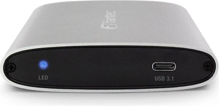 Fantec ALU-25U31, silber, USB-C 3.1