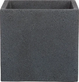 Scheurich C-Cube 240 Pflanzgefäß 28.5x28.5cm stony black