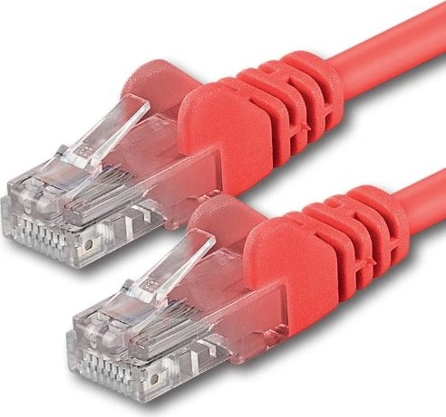 goobay Patchkabel, Cat6, U/UTP, RJ-45/RJ-45, 5m, rot