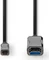 Nedis USB-C 3.1 [Stecker] auf HDMI [Stecker] 4K 60Hz Adapterkabel schwarz, 5m Vorschaubild