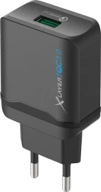 XLayer Ladegerät USB-A QC 3.0 19.5W schwarz