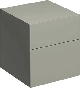 Geberit Xeno² Seitenschrank 45x51x46.2cm, 2 Schubladen, greige
