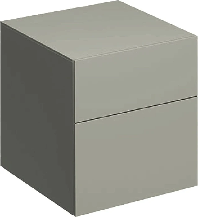 Geberit Xeno² Seitenschrank 45x51x46.2cm, 2 Schubladen, greige