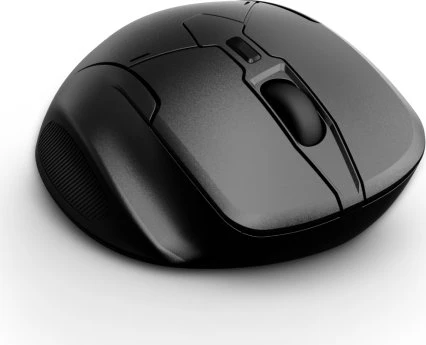 C-Tech WLM-17 Silent Wireless Dual-Mode Ergo Mouse schwarz, USB/Bluetooth
