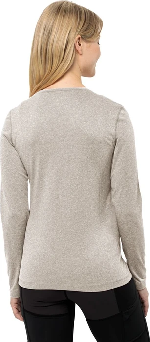 Jack Wolfskin Sky Thermal Funktionsshirt langarm pale sand (Damen)