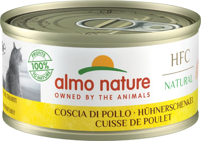 almo nature HFC Natural Cats 70 I, Hühnerschenkel, 70g