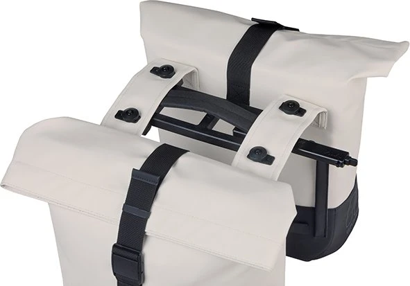 Basil Cove Doppeltasche MIK Gepäcktasche off white/black