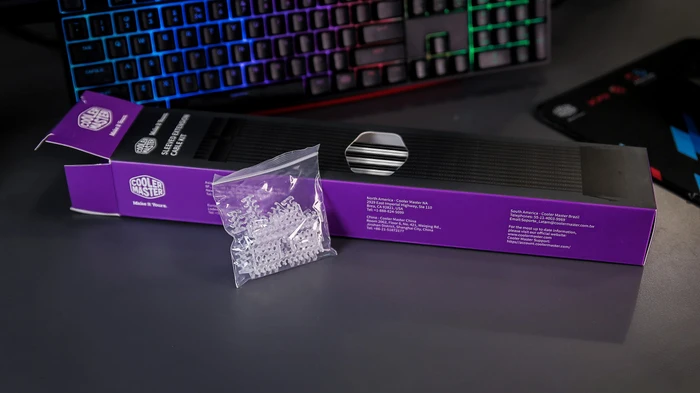Cooler Master Sleeved Extension Cable Kit, 30cm, schwarz/weiß