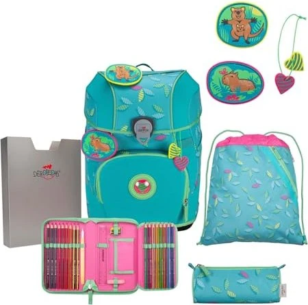 DerDieDas ErgoFlex Tiny Schultaschen-Set 5-tlg.