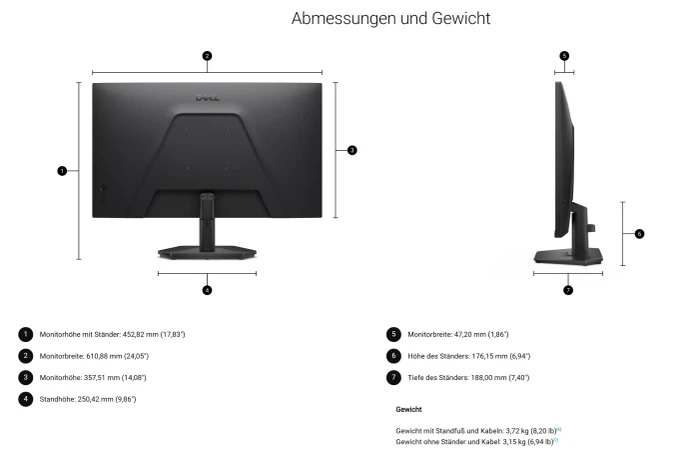 Dell 27 240Hz Monitor SE2726HG, 27"