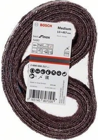 Bosch Professional N480 Best for Inox Schleifband mittel, 13x457mm, 10 Stück