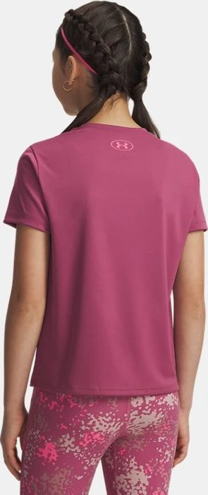 Under Armour Tech Varsity Graphic Funktionsshirt kurzarm fuchsia dusk/super pink (Junior)