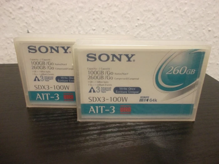Sony SDX3-100W AIT-3 Cartridge, 100GB/260GB