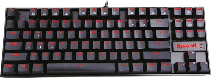 Redragon Kumara TKL, LEDs rot, schwarz, Outemu Red, USB, US