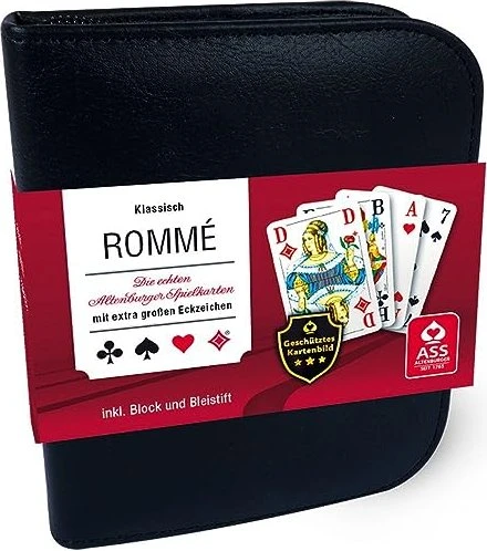 ASS Altenburger Senioren Rommé im Kunstlederetui