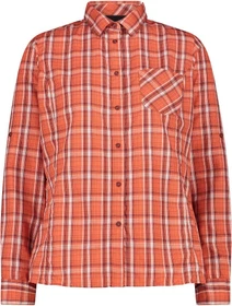 CMP Karomuster Hemd langarm granata/off white/bitter (Damen)