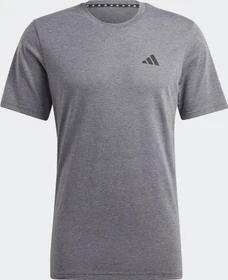 adidas Train Essentials Feelready Laufshirt kurzarm dark grey heather/white/black (Herren)