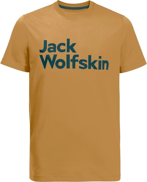Jack Wolfskin Essential Logo T-Shirt kurzarm mustard (Herren)