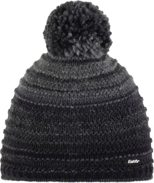 Eisbär Mikata Pompon Mütze graphite/grey