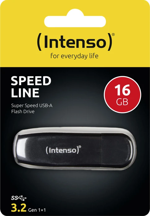 Intenso Speed Line 16GB, USB-A, USB 3.2 Gen 1×1