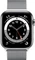 Apple Watch Series 6 (GPS + Cellular) 44mm Edelstahl silber mit Milanaise-Armband silber Vorschaubild