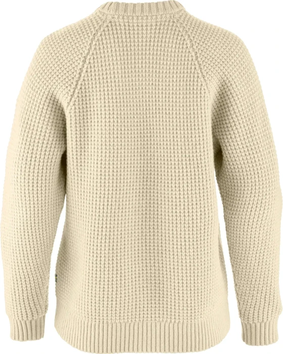 Fjällräven Övik Waffle Knit Strickpullover light beige (Damen)