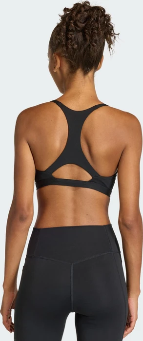 adidas Optime Essentials Light-Support Sport-BH schwarz (Damen) (KA4714) – Bild 2 von 6