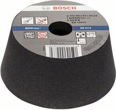 Bosch Professional Topfscheibe konisch, 110x55x22.23mm, 1 Stück