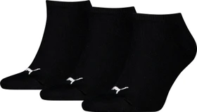 Puma Sneaker Socken schwarz/rot, 3 Paare