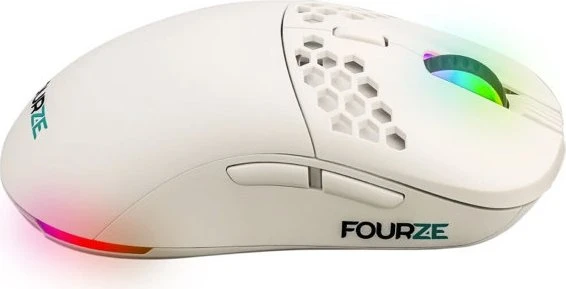 FourZE GM900 Wireless Gaming Mouse weiß, USB