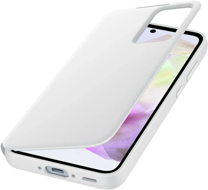 Samsung Smart View Wallet Case für Galaxy A35 5G weiß
