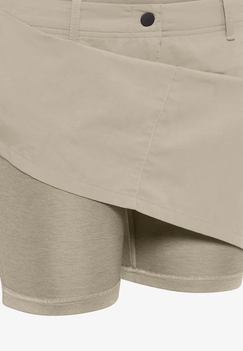 Jack Wolfskin Tihama Skort kurz stone (Damen)